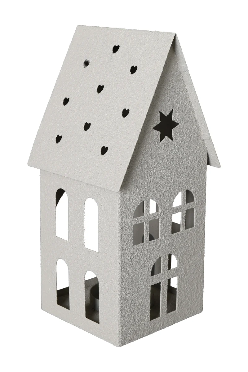 Exner Teelichthalter Haus Dazz beige 22cm (1 Stück)
