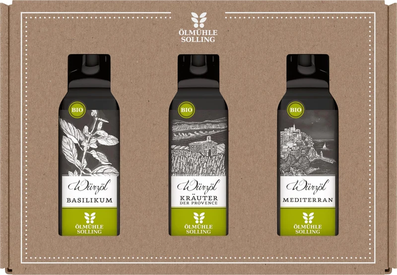 Mediterrane Küche Set BIO 3x100 ml