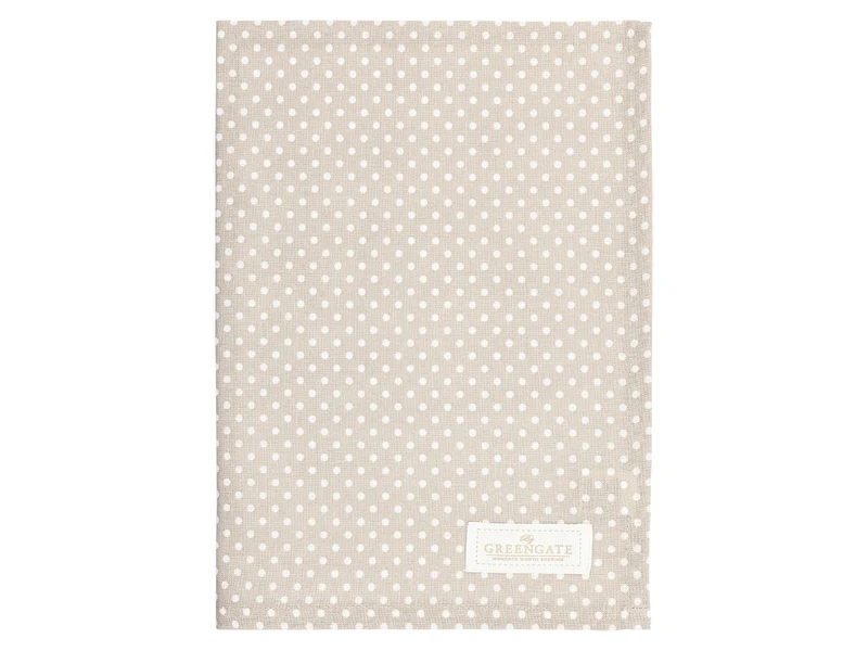 Greengate Dotty Geschirrtuch beige 70x50cm