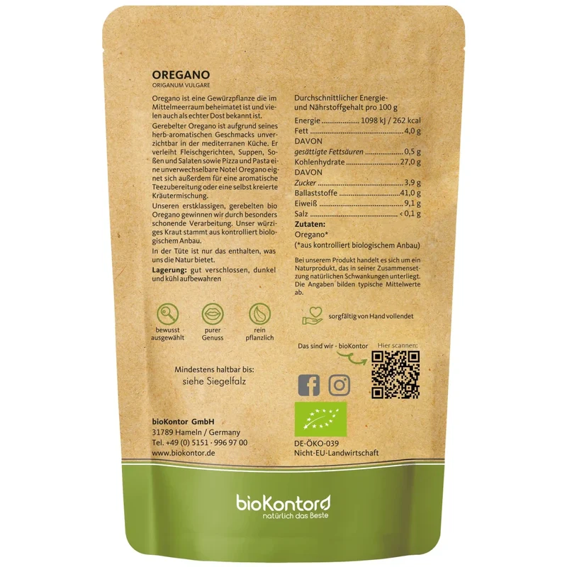 Oregano gerebelt - BIO