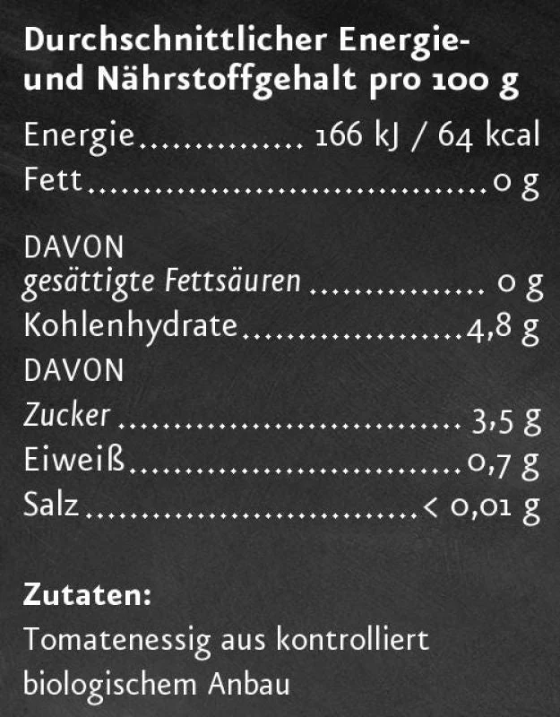 Tomatenessig BIO 250 ml