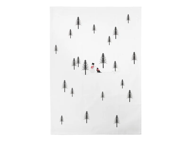 ASA Selection joy snow tracks Geschirrtuch retriever 49x70cm