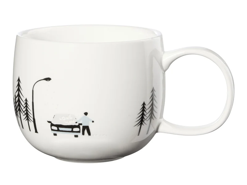 ASA Selection joy snow tracks Henkelbecher love message 0,4l