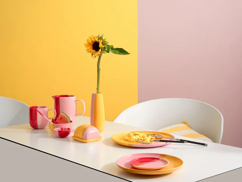 ASA joy Speiseteller passion fruit smoothie 26,5cm Set4