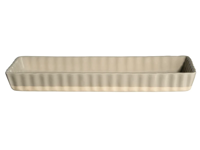 ASA grande Aufflaufform rechteckig beige 36x12x4cm