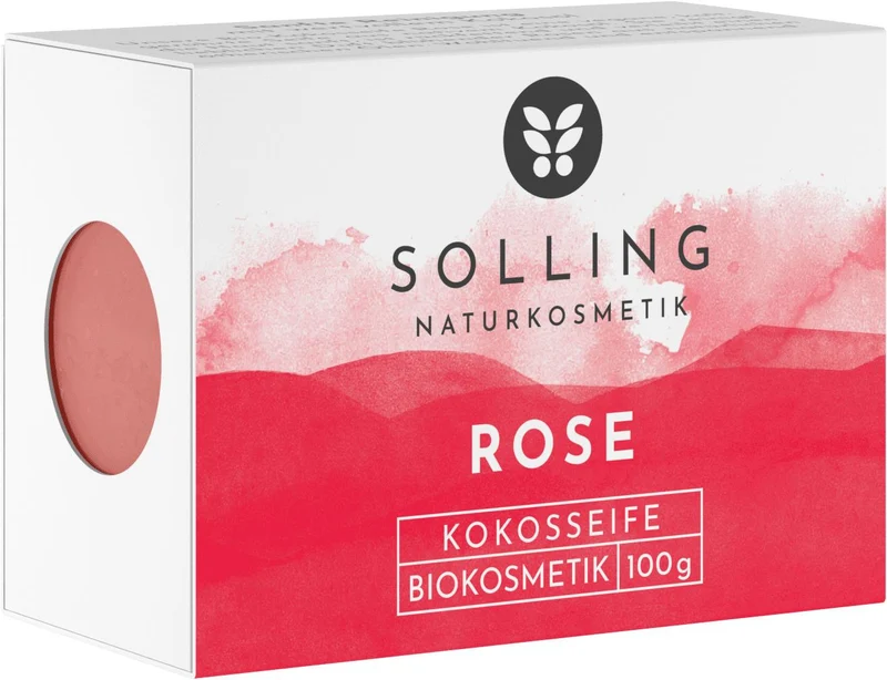 Rosen Kokosseife kaltgerührt 100 g