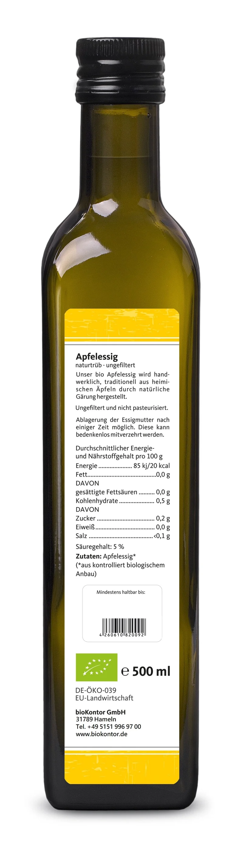 Apfelessig BIO naturtrüb