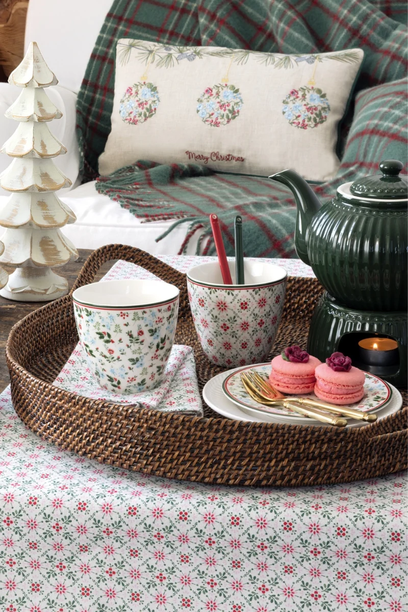 Greengate Gale Stoffserviette white 40x40cm