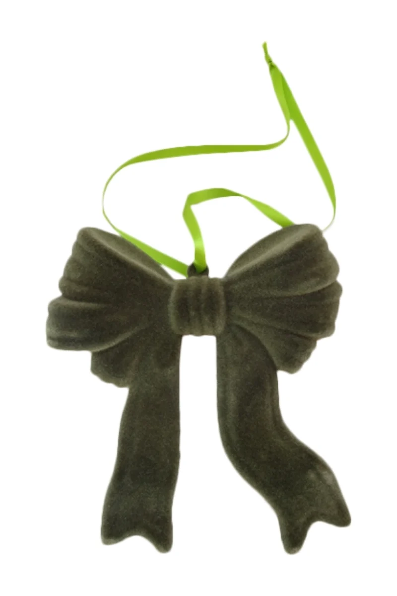 Exner Schleife SAMT grün 22cm (1 Stück)