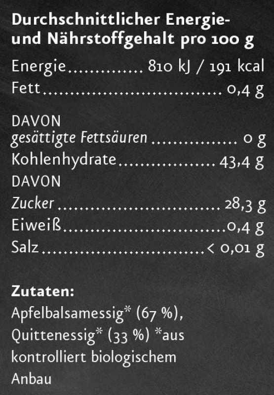 Apfel Balsamessig BIO 250 ml