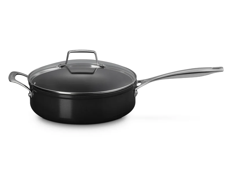Le Creuset Keramik-Antihaft Sautépfanne mit Glasdeckel rund 26cm