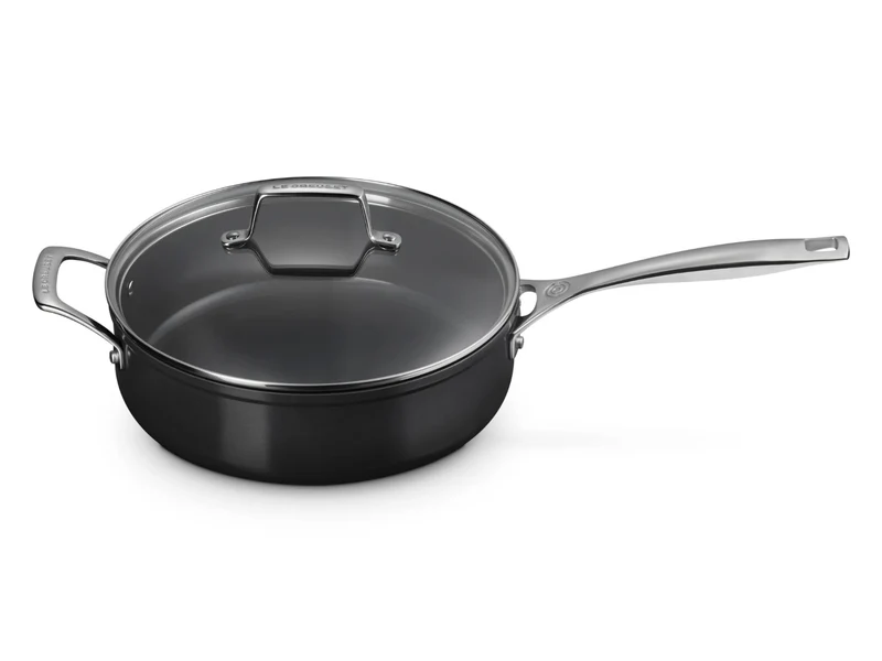 Le Creuset Keramik-Antihaft Sautépfanne mit Glasdeckel rund 26cm
