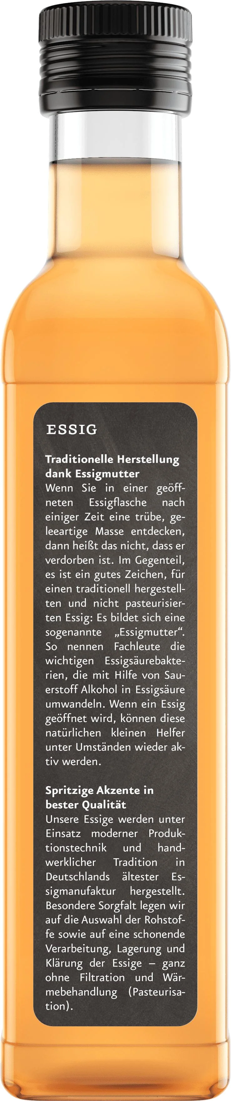 Apfelessig naturtrüb BIO Ölmühle Solling - Ölmühle Solling