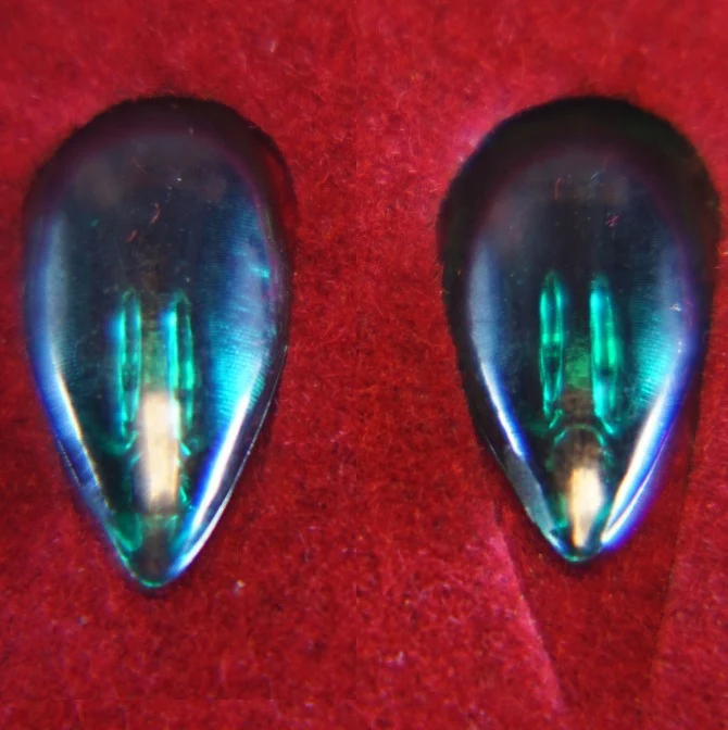 Poison green Witch Fangs in set