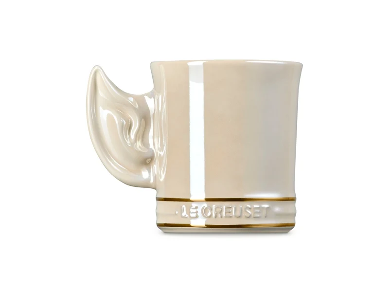 Le Creuset Star Trek Collection Becher mit Henkel Spock creme 0,4l