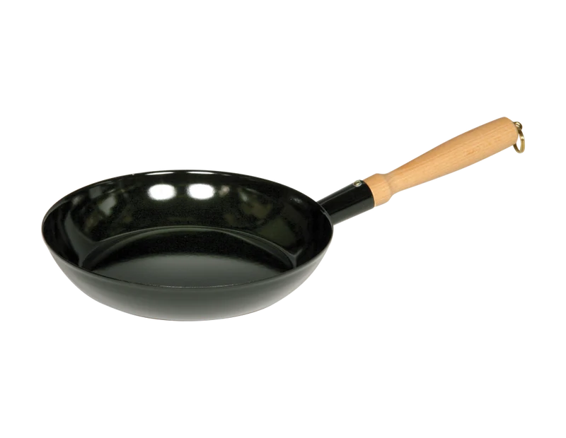 Holzknechtpfanne 26cm Schwarz Emaille