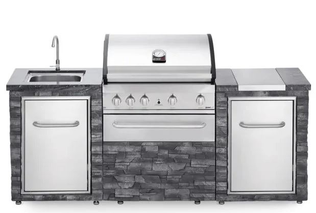 Grandhall Stone Island für Maxim/Elite inkl. Elite G4 Einbau Gasgrill