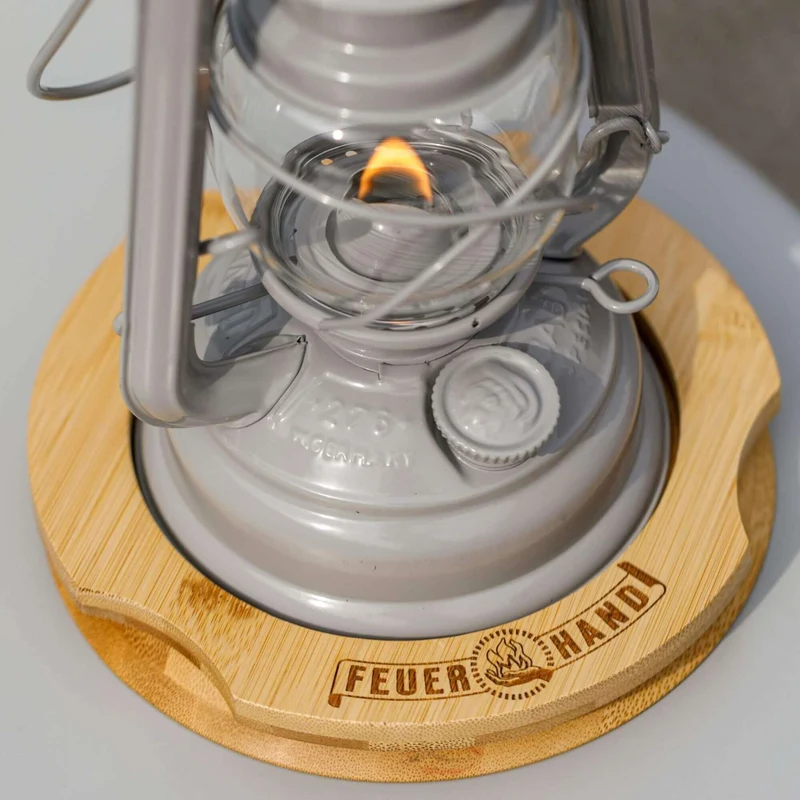 Feuerhand Laternenuntersetzer für Baby Special 276 aus beschichtetem Bambus