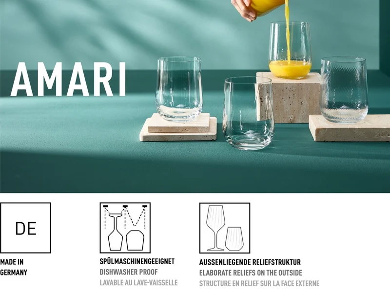 Ritzenhoff Amari Wasserglas 4er Set #1 #2 #3 #4 RDT F26