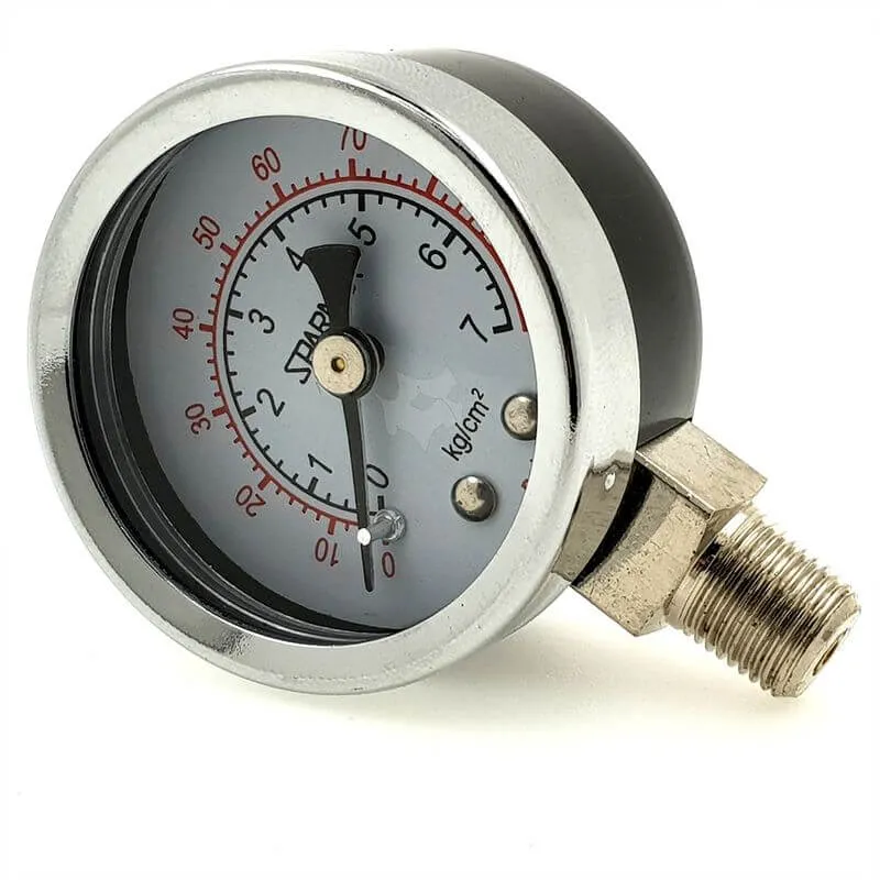 Pressure gauge 0-7 bar with 1/8 inch male Sparmax