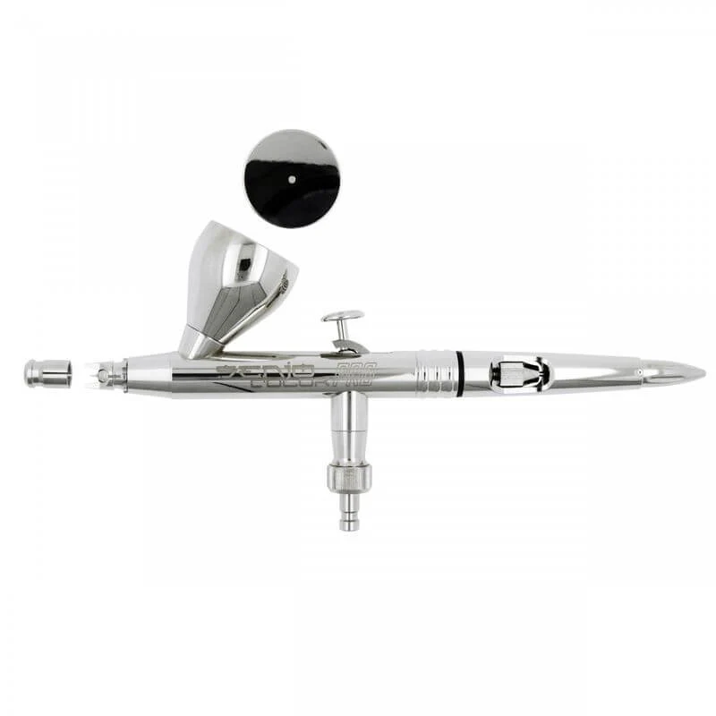 Airbrush PRO Set II in box, nozzle 0,4mm 5ml paint cup with lid, toolcleaner, hose, coupling