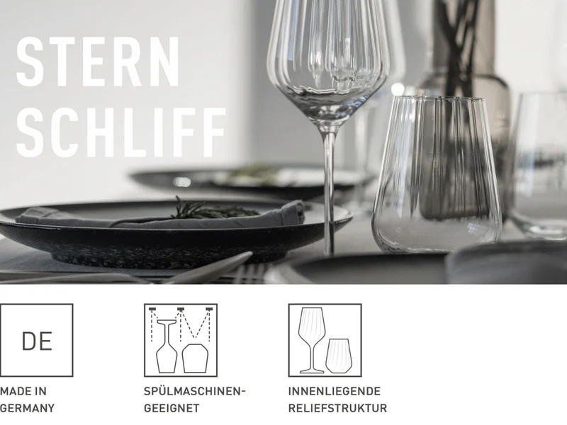 Ritzenhoff Sternschliff Rotwein Set 2tlg Bundle 12