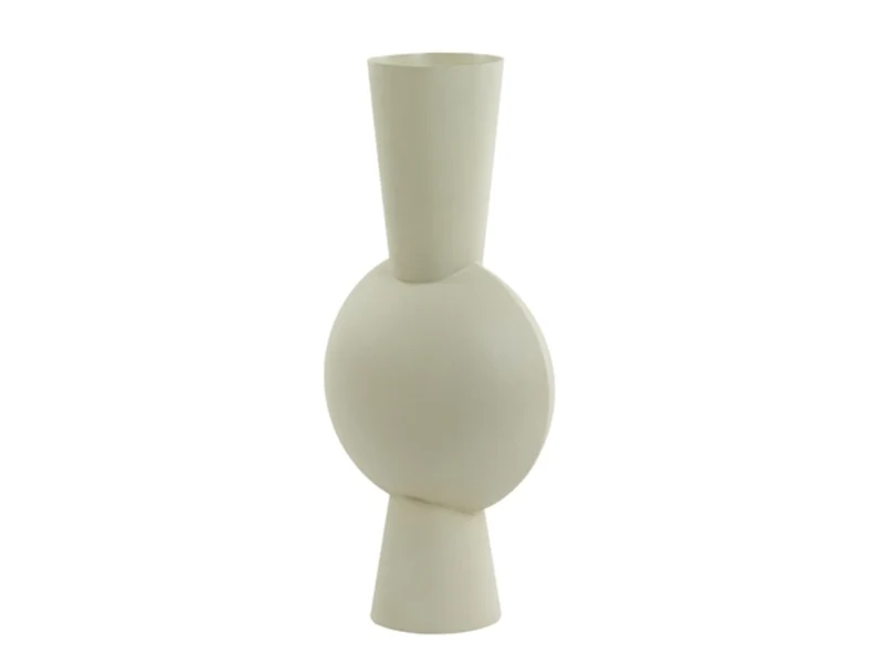 Light & Living Kavandu Vase hellgrau 26 x 19 x 54 cm