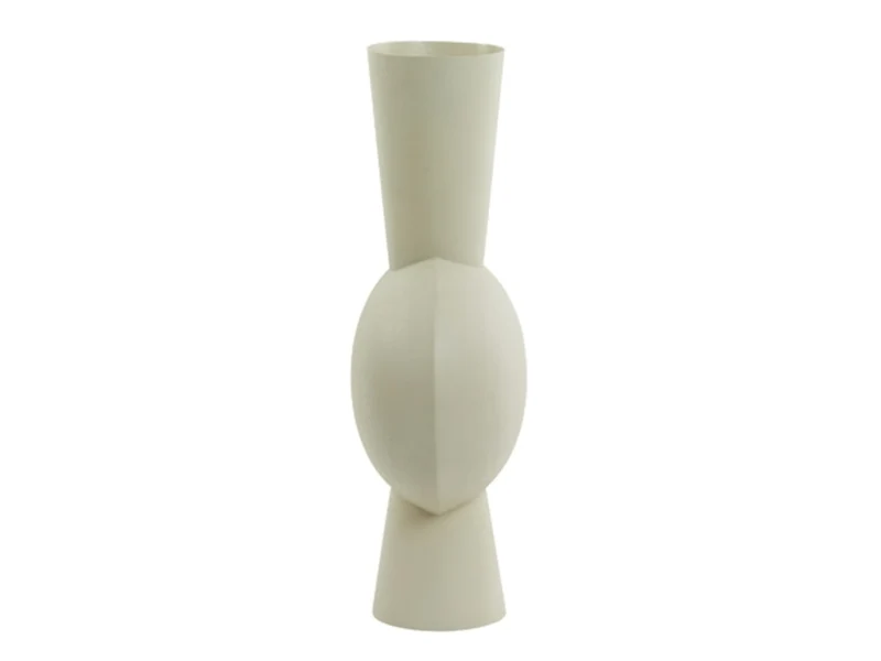 Light & Living Kavandu Vase hellgrau 26 x 19 x 54 cm