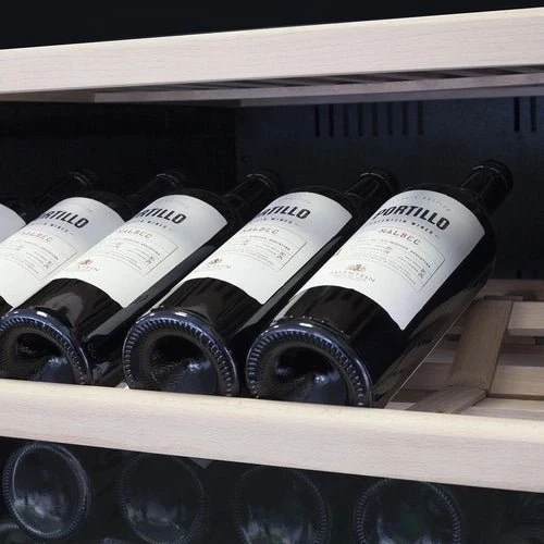 CASO WineComfort 1260 Smart Weinkühlschrank, 126 Flaschen, 2 Zonen, WLAN