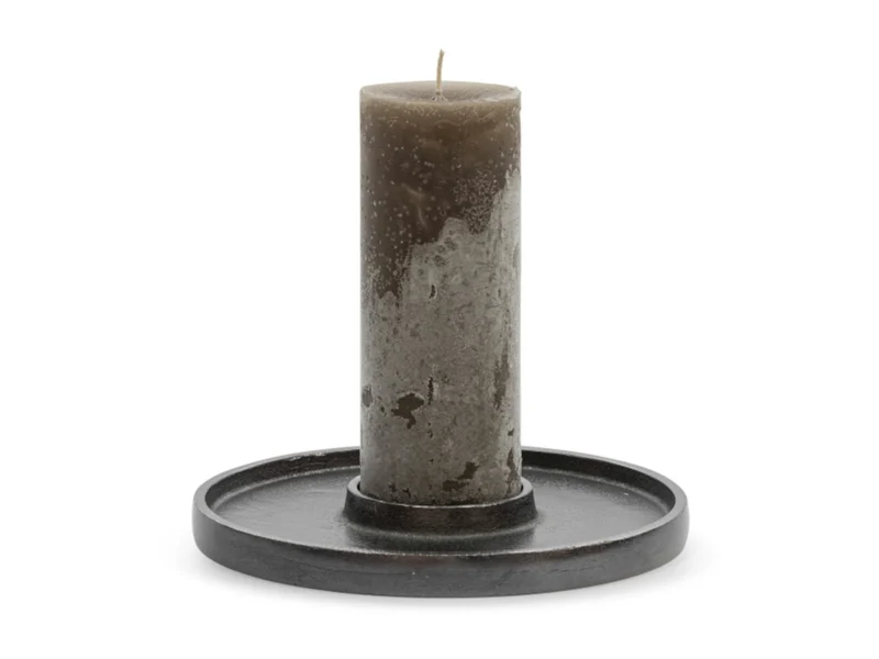 Dekocandle Kerzenhalterplatte black nickle für Ø7 cm Kerzen