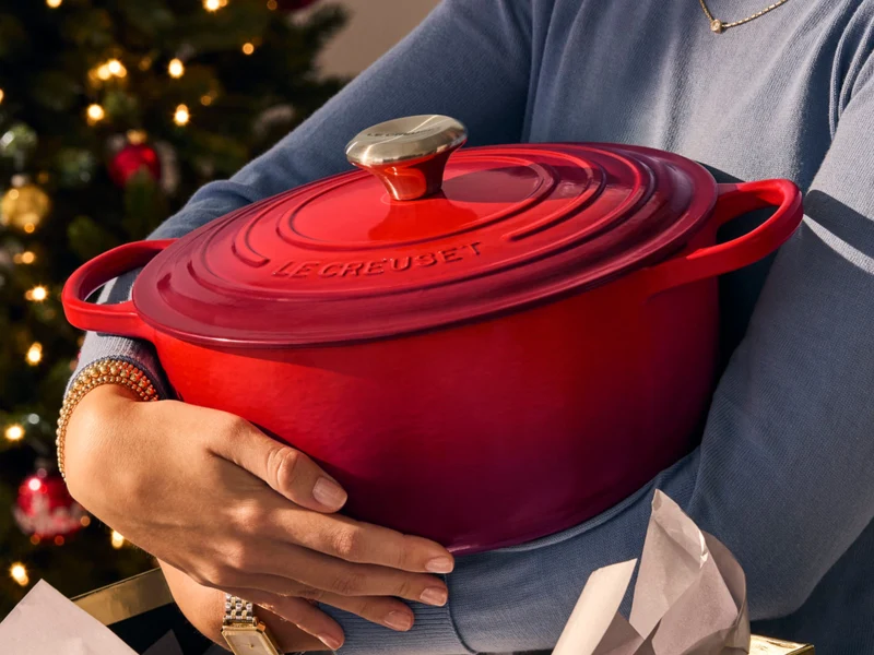 Le Creuset Bräter Signature oval kirschrot 29cm