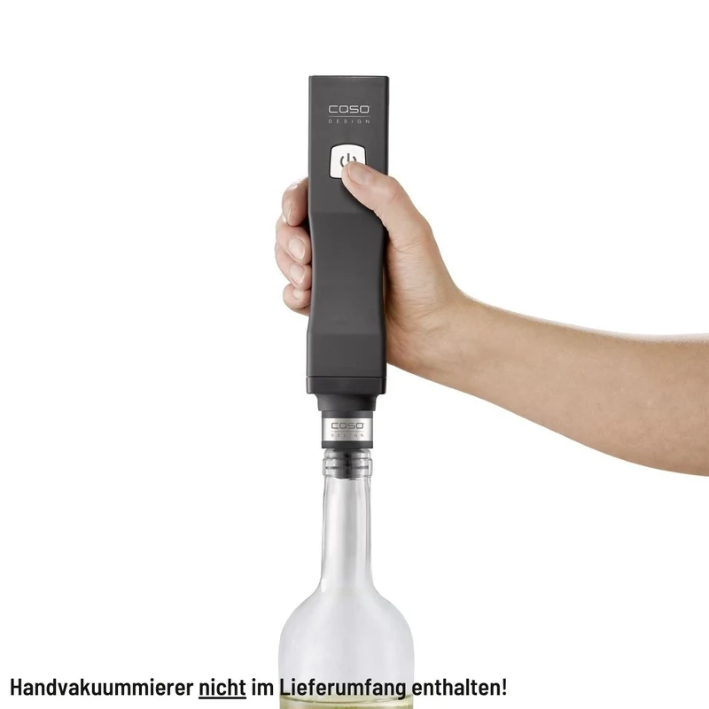 CASO WineLock Vakuum-Aromaverschluss, 3er-Set – für Wein, Öl und Essig