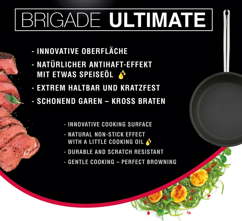 Bratpfanne XL hoch BRIGADE ULTIMATE 28 cm