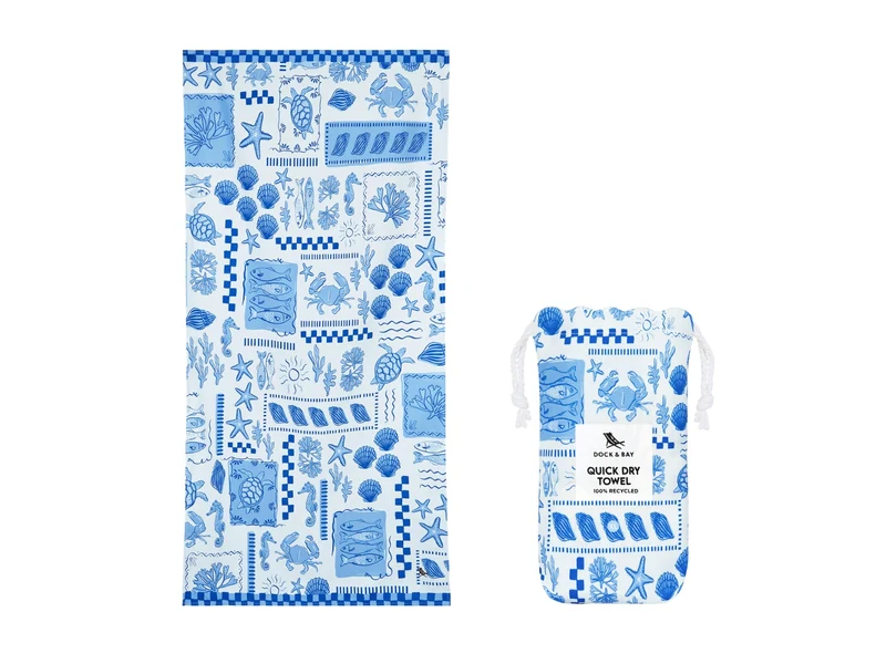Dock & Bay Beach Towel XL Grecian Shores 200x90cm