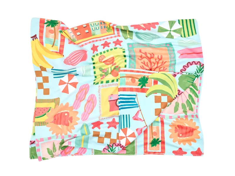 Dock & Bay Beach Towel L Wish You Were Here 160x90cm
