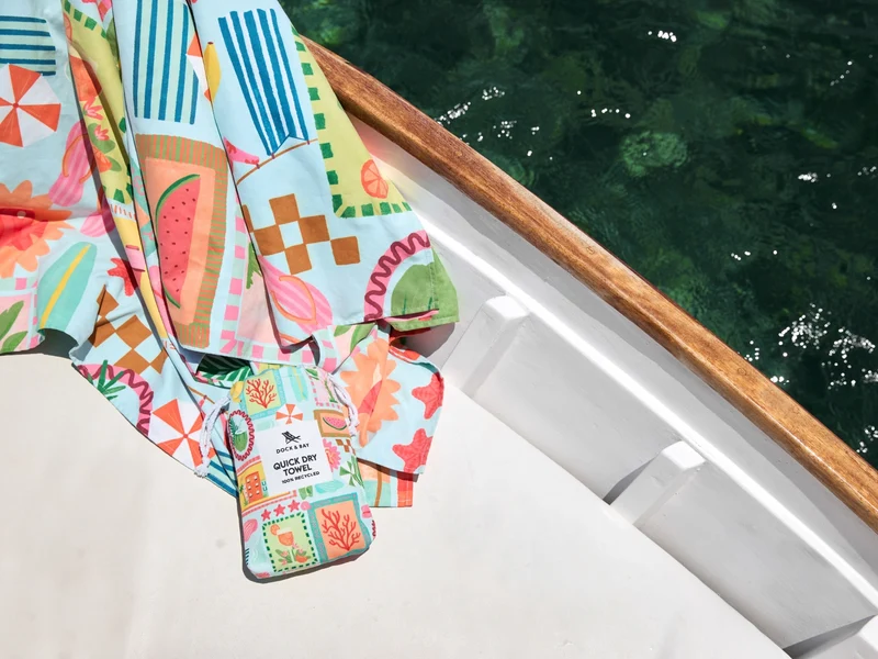 Dock & Bay Beach Towel L Wish You Were Here 160x90cm