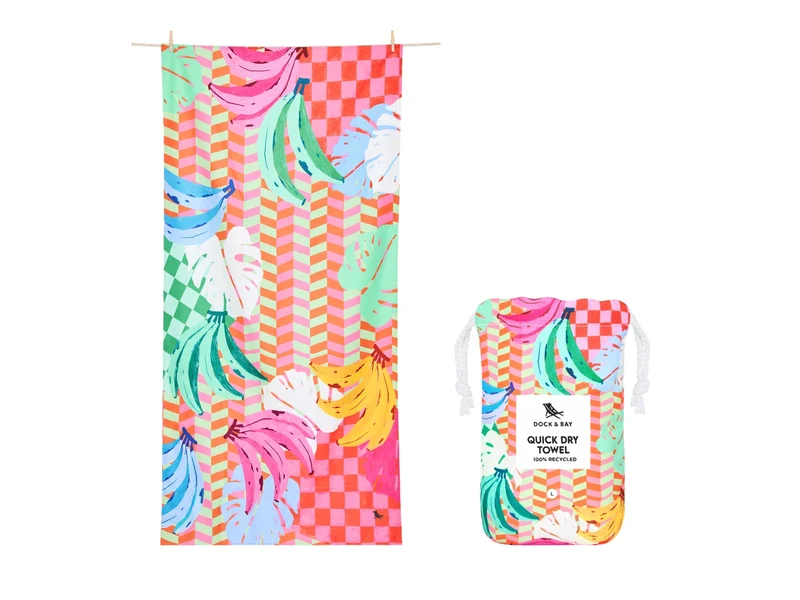 Dock & Bay Beach Towel L Banana Karma 160x90cm