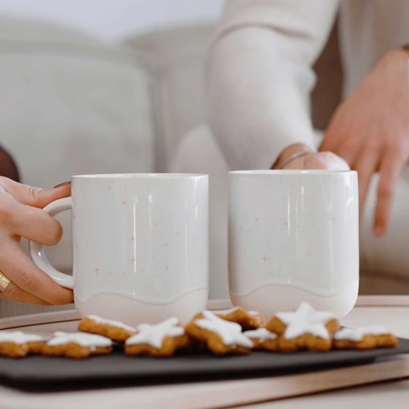 like. by Villeroy & Boch Winter Glow Becher mit Henkel 0,36l