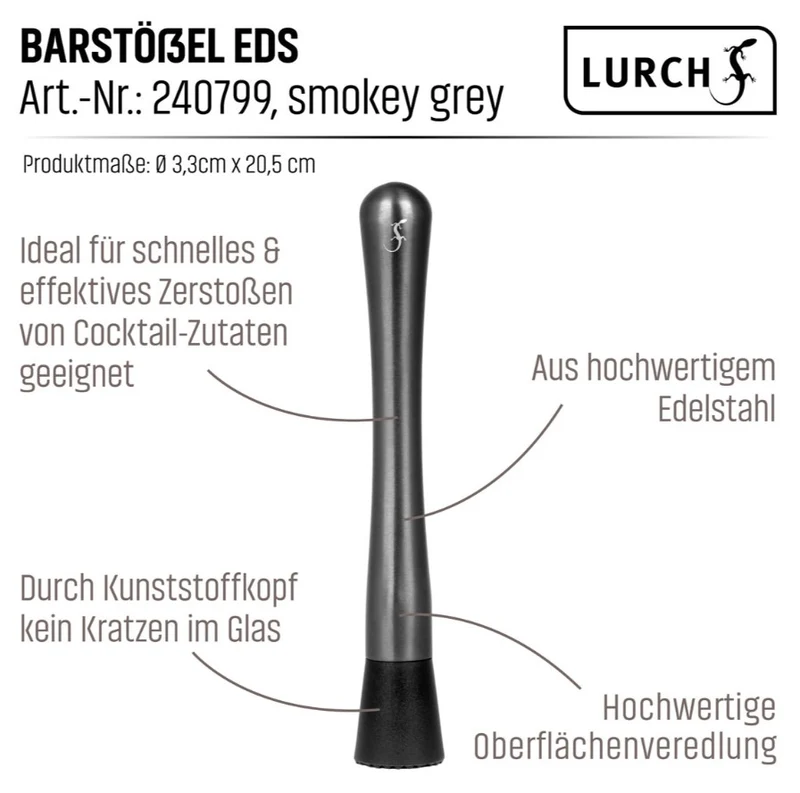 Barstössel EDS smokey grey Bar Kollektion