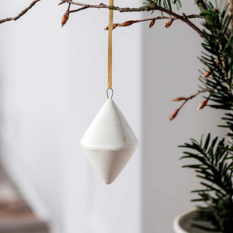 like. by Villeroy & Boch Winter Glow Ornament Doppelkegel