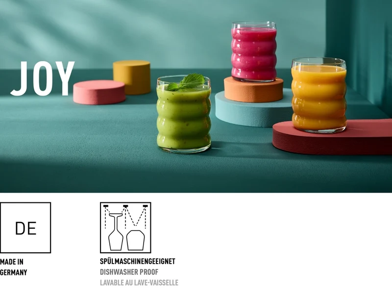 Ritzenhoff Joy Wasserglas 4er Set #1 RDT F26