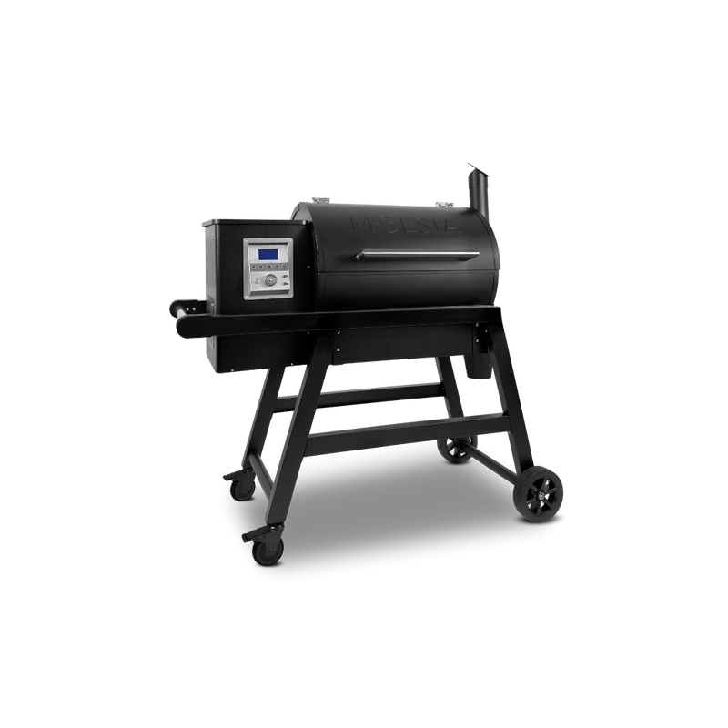 Moesta Sheriff Pelletgrill 2.0 mit grauem Ablagebrett | Neuestes Modell