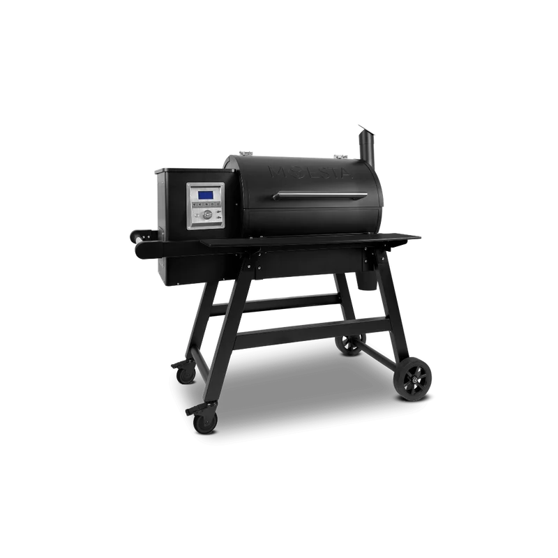 Moesta Sheriff Pelletgrill 2.0 mit schwarzem Ablagebrett | Neuestes Modell