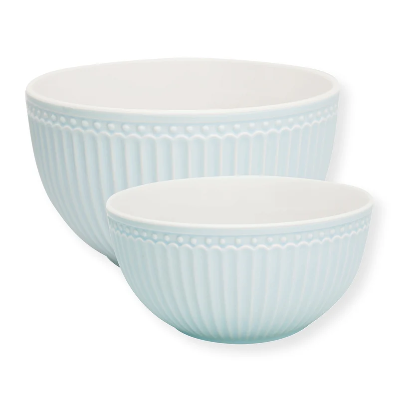 Greengate Alice Servierschüssel pale blue Set2