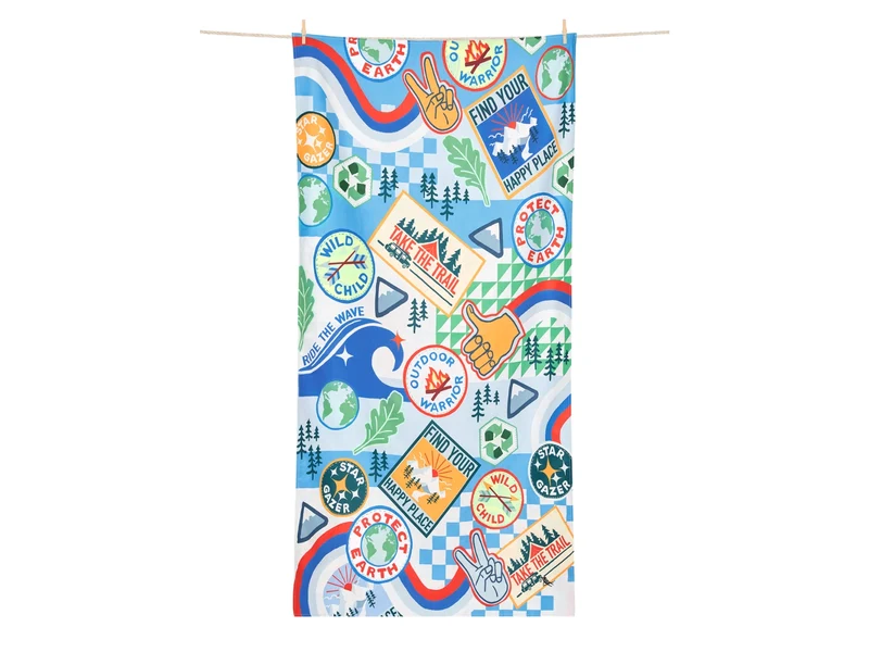 Dock & Bay Kids Beach Towel L Into the Wild 160x90cm