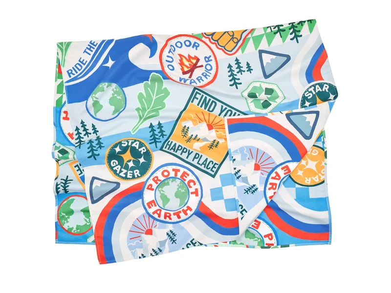 Dock & Bay Kids Beach Towel L Into the Wild 160x90cm