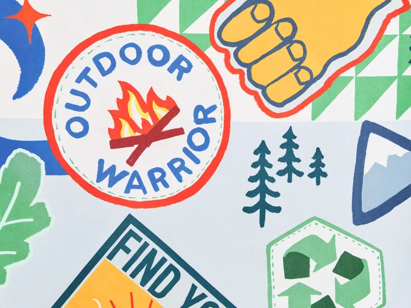 Dock & Bay Kids Beach Towel M Into the Wild 130x70cm