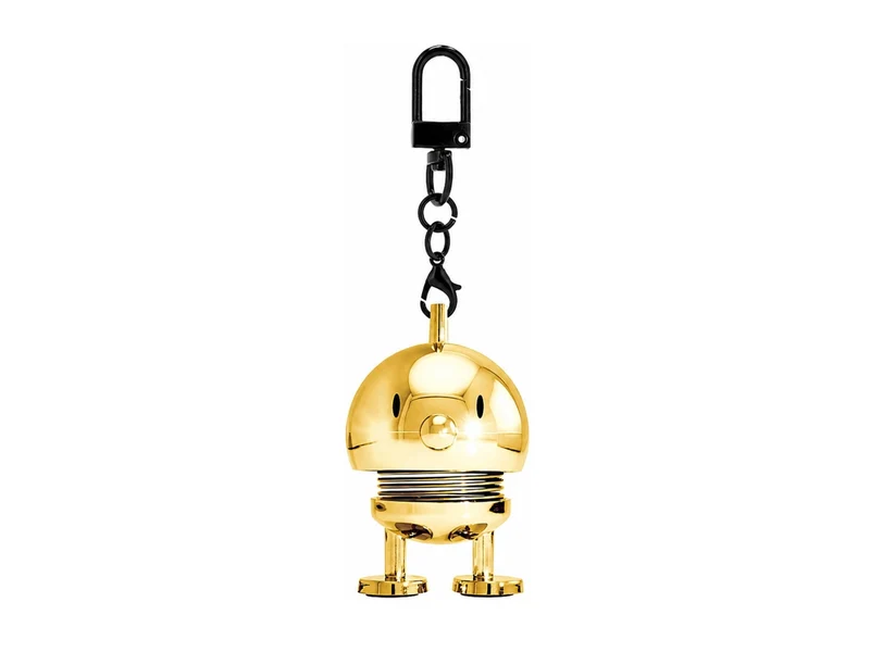 Hoptimist Bag charm gold 5,9cm
