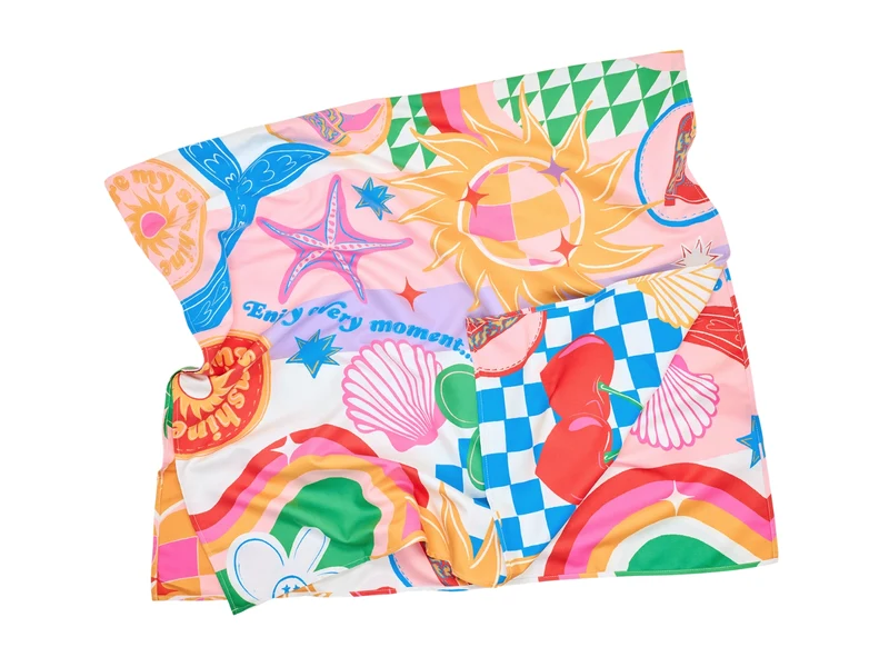 Dock & Bay Kids Beach Towel L Good Vibes Club 160x90cm