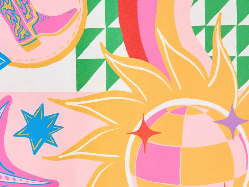 Dock & Bay Kids Beach Towel M Good Vibes Club 130x70cm